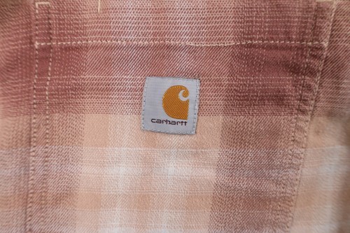 Vtg Y2K Carhartt Womens 2X Loose Fit Rugged Flex Flannel Collared Button Shirt Item image 4