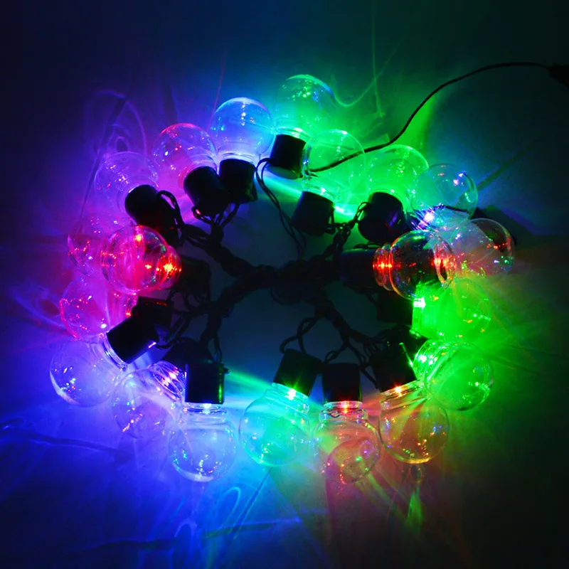 Christmas Festoon LED Fairy Light  In Street Gar Winter G50 LED Chain Disco Ball - £132.30 GBP