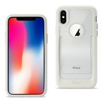 [Pack Of 2] Reiko iPhone X/iPhone XS Belt Clip Polymer Case In Clear White - £20.19 GBP