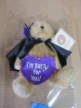 NOS Boyds Bears Drake Batbeary 4023891 Halloween Bear Im Batty For You B59 B - $45.47