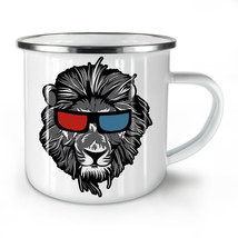 Lion Swag Cool Animal NEW Enamel Tea Mug 10 oz | Wellcoda - £20.31 GBP