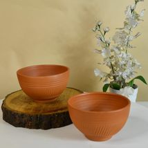 Sowpeace Handcrafted Terracotta Duo: Luxury Decor Bowls Set Terracotta ... - £44.06 GBP