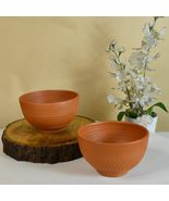 Sowpeace Handcrafted Terracotta Duo: Luxury Decor Bowls Set Terracotta ... - £43.14 GBP