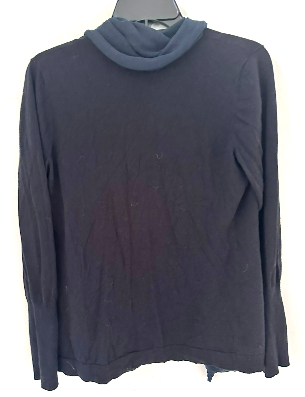 Women’s One Size Black Open Front Cardigan Lightweight Knit Jacket Layering Top Item image 3
