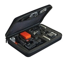 Large Custom Case F/ Gopro Hero1, 2, 3, 3+ &amp; 4 Black Silver Action Camera - New - £24.04 GBP