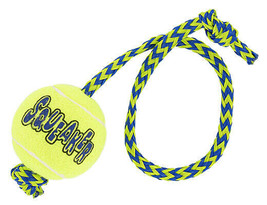 Dog Toys Squeaker Tennis Ball With Rope Floating Fetch Retriever Tugs 15... - $9.79+
