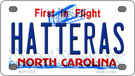 Hatteras North Carolina Novelty Mini Metal License Plate Tag - $284.59 MXN