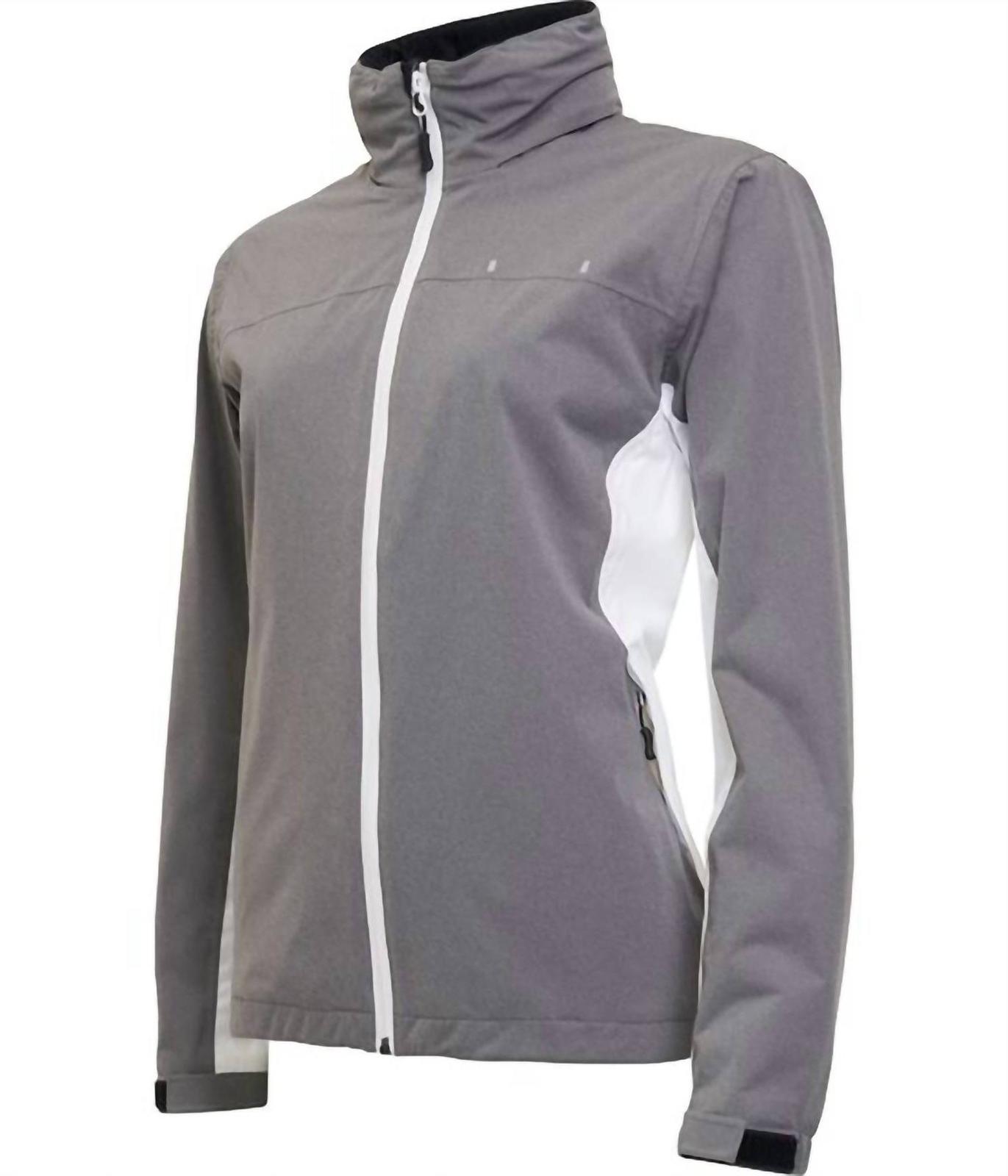 Abacus Sportswear Us Women Swinley Rain Jacket Grey Melange - $167.00