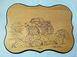 Ford 4x4 Truck &quot;Boss&quot; mid 70&#39;s Wooden Wall Plaque - Very Unique! FAST SH... - £7.95 GBP