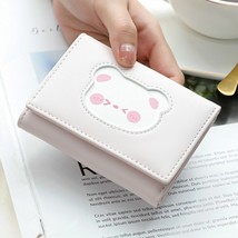 Women Cute Small  s Wallet Buckle Folding Girl Wallet   Pu Leather Coin Purse Fe - £43.70 GBP