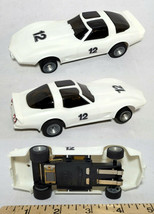 1980 Bachmann SuperTrax White CHEVY CORVETTE Vintage Muscle 1:32 SLOT CA... - £13.58 GBP