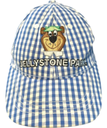 jellystone park yogi bear gingham blue youth hook and loop adjustable hat - $197.25 MXN