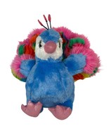 Toys R Us Peacock 9&quot; Plush Peacock Colorful Glitter Eyes Stuffed Animal ... - $243.69 MXN