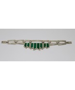 Mexican Sterling Silver &amp; Malachite Bracelet - TL-95 - $129.99