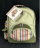 Avalon Dix Driftwood Picnic Backpack 2, Riviera Stripe, Detachable Wine ... - €101,64 EUR