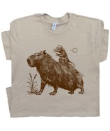 Capybara T Shirt Weird Rodent Shirts Funny Animal Cute Mouse Cool Graphi... - £15.71 GBP