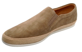 Vince Men&#39;s Beige Suede Fashion Soft Loafer Shoes Size 12 M - $139.89