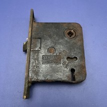 ONE SARGENT MORTISE LOCK - FACEPLATE 5 1/4&quot; Antique Vintage Door Lock - £22.16 GBP