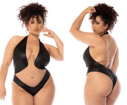 Mapale 2745X Romy Bodysuit Plus Color Nude-Black - $49.38