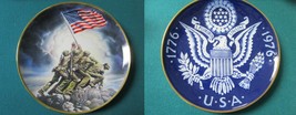 Us Historical Plates Iwo Jima / Us Bicentennial 1776/1976 Made In Denmark Pick 1 - £23.44 GBP