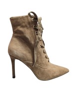 Steve Madden Jinx Stiletto Ankle Boots Womens 6 Gray Suede Inside Zipper... - $733.09 MXN