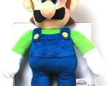 1 World Of Nintendo Super Mario Official Licensed Product Luigi Jumbo Plush - $89.99