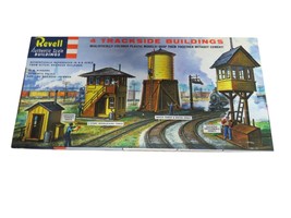 1958 Revell  H-O  Scale  Set of 4 Trackside Buildings Kit #T-9002:200 Ne... - $29.65