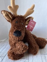 Hallmark Comet Reindeer Animal Sparkly Plush Stuffed Pellets Toy Floppy 15&quot; - £18.64 GBP