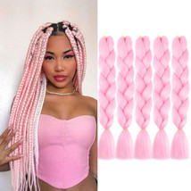 Doren Jumbo Braids Synthetic Hair Extensions 5pcs, A16 Pink - £18.33 GBP