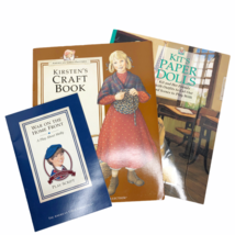 American Girl Kirsten Molly Kit Lot Theater Craft Paper Dolls Ag Set Unused - £34.49 GBP