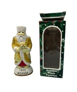 Faux Antique Santa Figurine 5&quot; Fine Porcelain Hermitage Pottery 1903 Rus... - £8.20 GBP