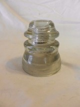 Vintage Hemingray Clear Glass Insulator #45, 3-44, Made in the USA  - $23.75