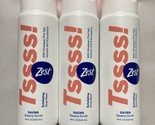 3 Pack - Zest Tssss! Sauna Steamy Scrub Exfoliating Body Wash, 18 fl oz ea - £30.46 GBP
