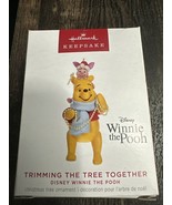 2023 Hallmark TRIMMING THE TREE TOGETHER Disney Winnie The Pooh - $6.08