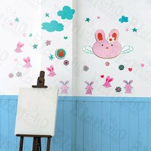 Lovely Rabbit - X-Large Wall Decals Stickers Appliques Home Decor - £11.62 GBP