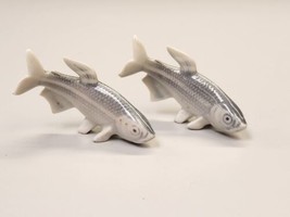 Set Of Two Vintage Metzler &amp; Ortloff Miniature Fish Figurines Made In Germany - £55.56 GBP