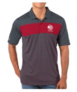 NWT $70 Atlanta Hawks NBA Men&#39;s Size Small Gray Contest Polo Shirt by An... - $543.61 MXN