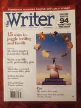 The WRITER Magazine July 2013 Lawrence Block Shirley Kawa-Jump - £8.07 GBP