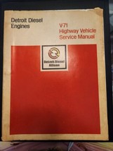 Detroit Diesel Engines service manual V-71 highway vehicle 1973 allison trucker - £17.39 GBP