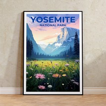 Yosemite Travel Poster, California Wall Art, California Print, Yosemite Poster,  - £14.38 GBP+