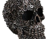 Junkyard Mechanic Gears Nuts Bolts And Screws Hardware Skull Decorative ... - £17.97 GBP