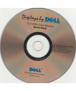 Displays by Dell ~ E171FPb Color Monitor Quick Setup ~ 2002 ~ CD-ROM - £7.81 GBP