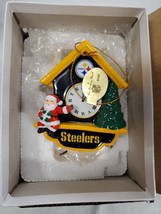 2014 Danbury Mint Pittsburgh Steelers Santa Claus Christmas Ornament w/ box - £35.03 GBP