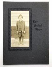 Antique Photograph of Boy 1915 ID&#39;d Walter J. Danforth &quot;Our School Days&quot;... - $20.00