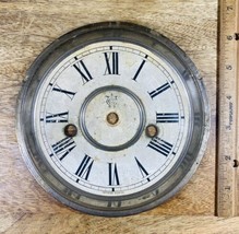 Old Waterbury 8 Day Clock Movement Dial Pan (6.37 Inches Diameter) (KD098) - £19.90 GBP