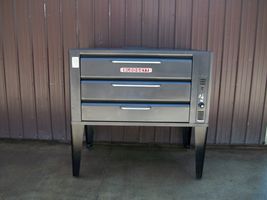 BLODGETT COMMERCIAL PIZZA OVEN 981 NATURAL DECK GAS DOUBLE  NEW STONES BAKE - $3,955.05
