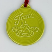 Fiesta 75th Anniversary ornament Lemongrass Dancing Lady 2011 Retired Limited - £9.97 GBP