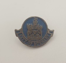 City of Burnaby British Columbia Canada Crest Vintage Collectible Lapel ... - $19.60