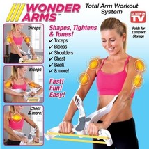Ontel Wonder Arms Total Workout System Resistance Training Bands, White*OPEN - £17.63 GBP