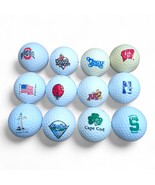 Lot of 12 Logo Golf Balls – NCAA Colleges, Myrtle Beach, House of Blues ... - $459.50 MXN